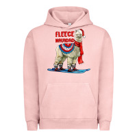 Pigment Salmon Fleece Navidad Alpaca Urban Hoodie - LillyAllenDesigns