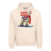 Sandshell Fleece Navidad Alpaca Urban Hoodie - LillyAllenDesigns