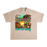 French Oak cowboy take me away Urban Heavy Tee - Zillion Design Studio