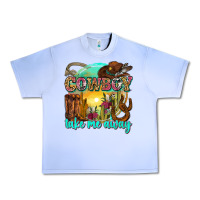 Grape Ice cowboy take me away Urban Heavy Tee - Zillion Design Studio