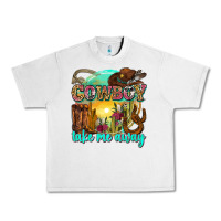 Lunar Rock cowboy take me away Urban Heavy Tee - Zillion Design Studio