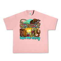 Salmon cowboy take me away Urban Heavy Tee - Zillion Design Studio