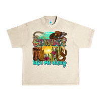Sandshell cowboy take me away Urban Heavy Tee - Zillion Design Studio
