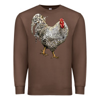 Chestnut Dominique Rooster Premium Sweatshirt - LillyAllenDesigns