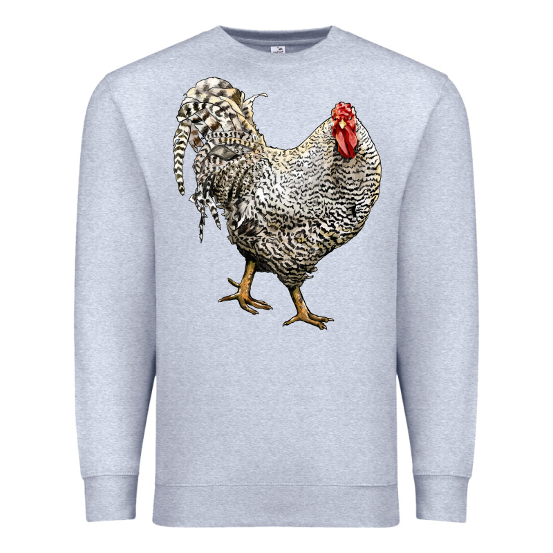 Dominique Rooster Premium Sweatshirt by LillyAllenDesigns | Teevron