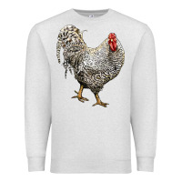 Oatmeal Heather Dominique Rooster Premium Sweatshirt - LillyAllenDesigns
