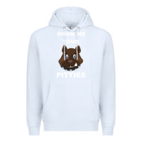 White Show Me Your pitties Premium Hoodie - Bettercallsaul