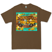 Cacao western bee gnomes truck honeycomb  leopard turquoise wooden serape Premium Tee - Artiststas