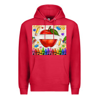 Custom Teacher Name Apple Premium Hoodie | Teevron