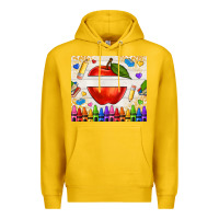 Lemon custom teacher name apple Premium Hoodie - NancyCooperArtShop