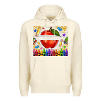 Sandshell custom teacher name apple Premium Hoodie - NancyCooperArtShop