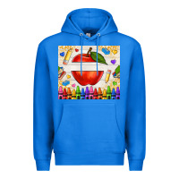 True Royal custom teacher name apple Premium Hoodie - NancyCooperArtShop