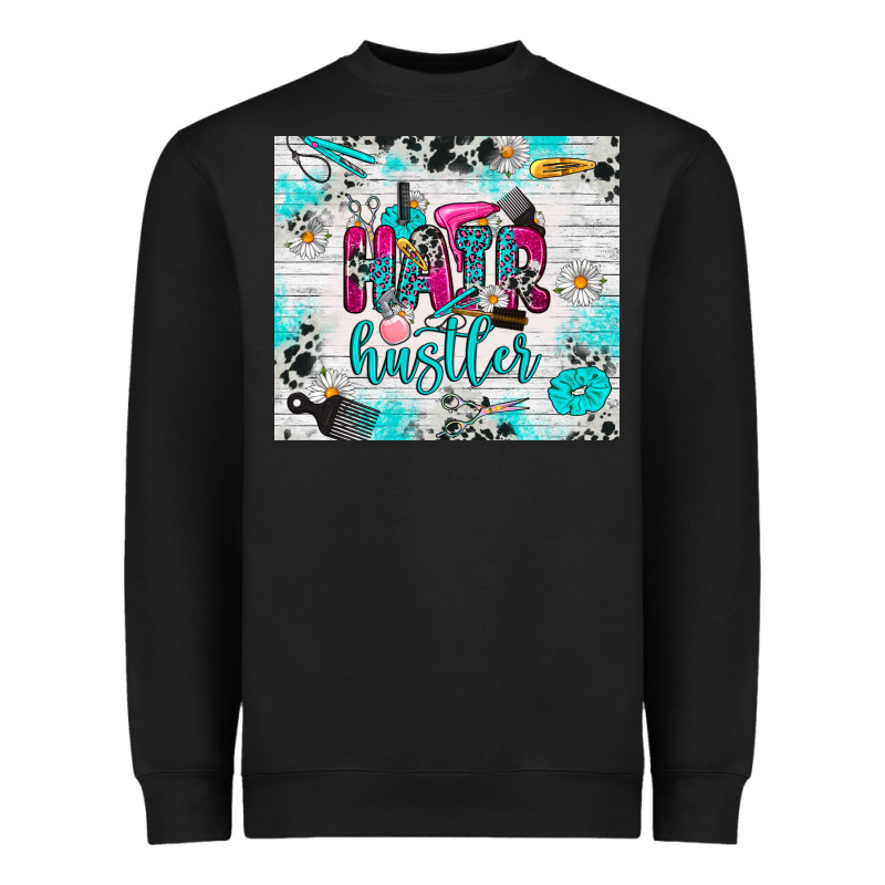 Hair Hustler Heavyweight Sweatshirt by RanaPortraitStore | Teevron
