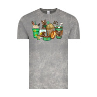 Cloud Rock yorkshire terrier coffee cups Vintage Tee - Zillion Design Studio