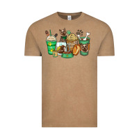 Vintage Coffee yorkshire terrier coffee cups Vintage Tee - Zillion Design Studio