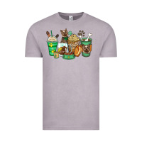 Vintage Zinc yorkshire terrier coffee cups Vintage Tee - Zillion Design Studio