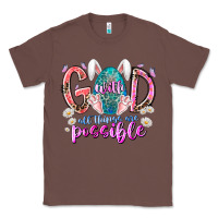 Chestnut with god all things are possible Classic Tee - RacoonDesign