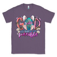 Lavender with god all things are possible Classic Tee - RacoonDesign