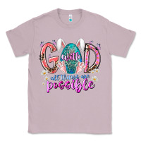Lilac with god all things are possible Classic Tee - RacoonDesign