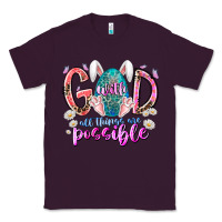Plum with god all things are possible Classic Tee - RacoonDesign