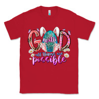 Red with god all things are possible Classic Tee - RacoonDesign