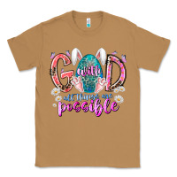 Toasted Coconut with god all things are possible Classic Tee - RacoonDesign