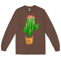 Chestnut mexican cactus Long Sleeve Tee - FaDigitalArtStudio