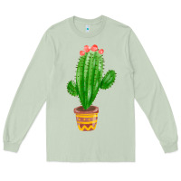 Matcha mexican cactus Long Sleeve Tee - FaDigitalArtStudio