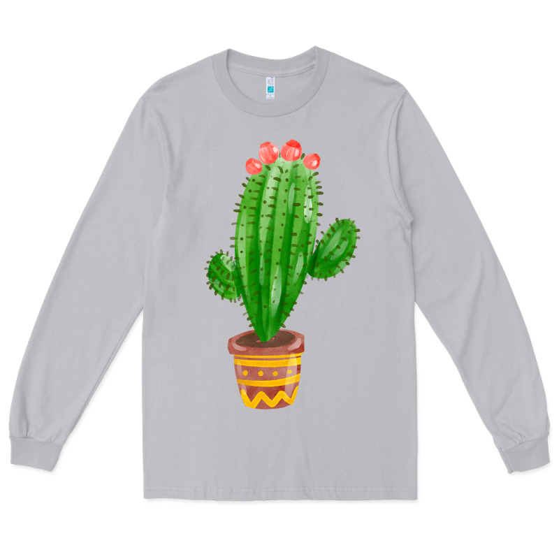 Mexican Cactus Long Sleeve Tee by FaDigitalArtStudio | Teevron