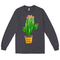 Smoke mexican cactus Long Sleeve Tee - FaDigitalArtStudio