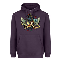 Plum oh my stars america wings Heavyweight Hoodie - NancyCooperArtShop