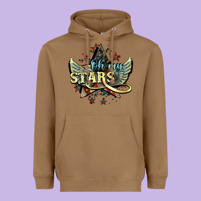 Oh My Stars America Wings Heavyweight Hoodie Designed By Nancycooperartshop
