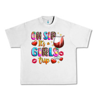 Lunar Rock oh sip its a girls Urban Heavy Tee - texasbilliewilder