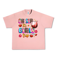 Salmon oh sip its a girls Urban Heavy Tee - texasbilliewilder