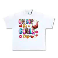Oh Sip Its A Girls Urban Heavy Tee | Teevron