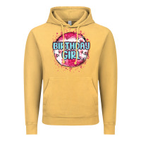 Vintage Mustard birthday girl Vintage Hoodie - MaliasSmallBusiness