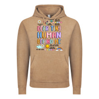 Vintage Coffee dear tiny human behind me Vintage Hoodie - JahusDesignShop