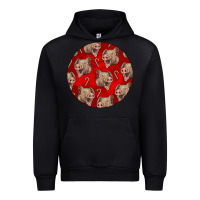 Black christmas pig Urban Hoodie - LillyAllenDesigns