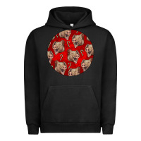 Pigment Black christmas pig Urban Hoodie - LillyAllenDesigns