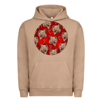 Pigment Burro christmas pig Urban Hoodie - LillyAllenDesigns
