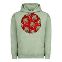 Pigment Oil Green christmas pig Urban Hoodie - LillyAllenDesigns