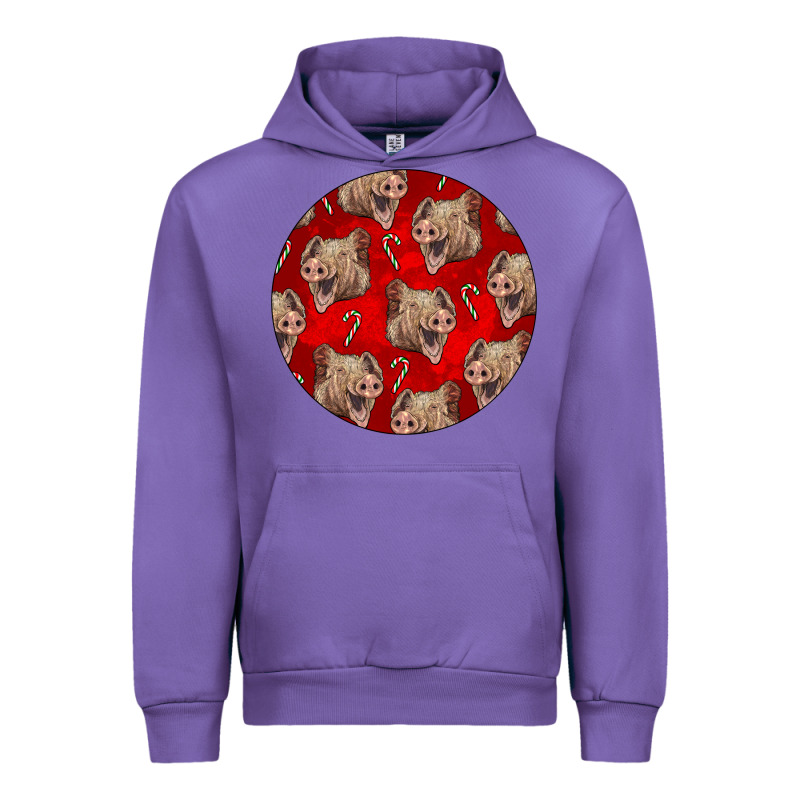 Christmas Pig Urban Hoodie by LillyAllenDesigns | Teevron
