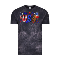 Cloud Black usa 4th of july Vintage Tee - texasbilliewilder