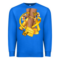 True Royal Childhood Cancer diva yellow ribbon Premium Sweatshirt - NancyCooperArtShop