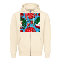 Sandshell christmas clothes seamless pattern Zipper Hoodie - BundleAndBundleShop