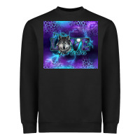 Black for the love of the wolves Heavyweight Sweatshirt - RanaPortraitStore
