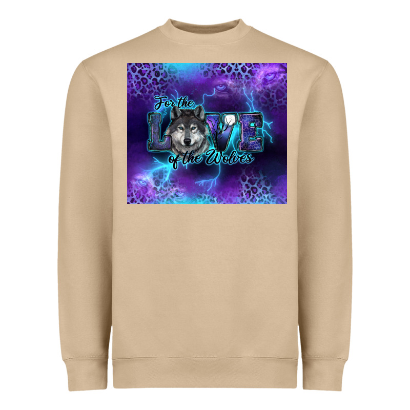 For The Love Of The Wolves Heavyweight Sweatshirt by RanaPortraitStore | Teevron
