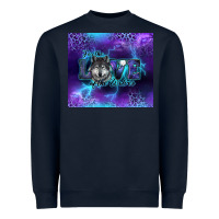 Navy for the love of the wolves Heavyweight Sweatshirt - RanaPortraitStore