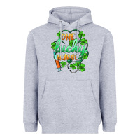 Heather Grey st.patricks one lucky nurse Heavyweight Hoodie - BarkalooDesign