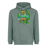 Sage st.patricks one lucky nurse Heavyweight Hoodie - BarkalooDesign